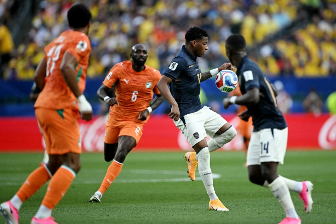 Costa de Marfil vence a Ecuador con un agónico gol al minuto 90