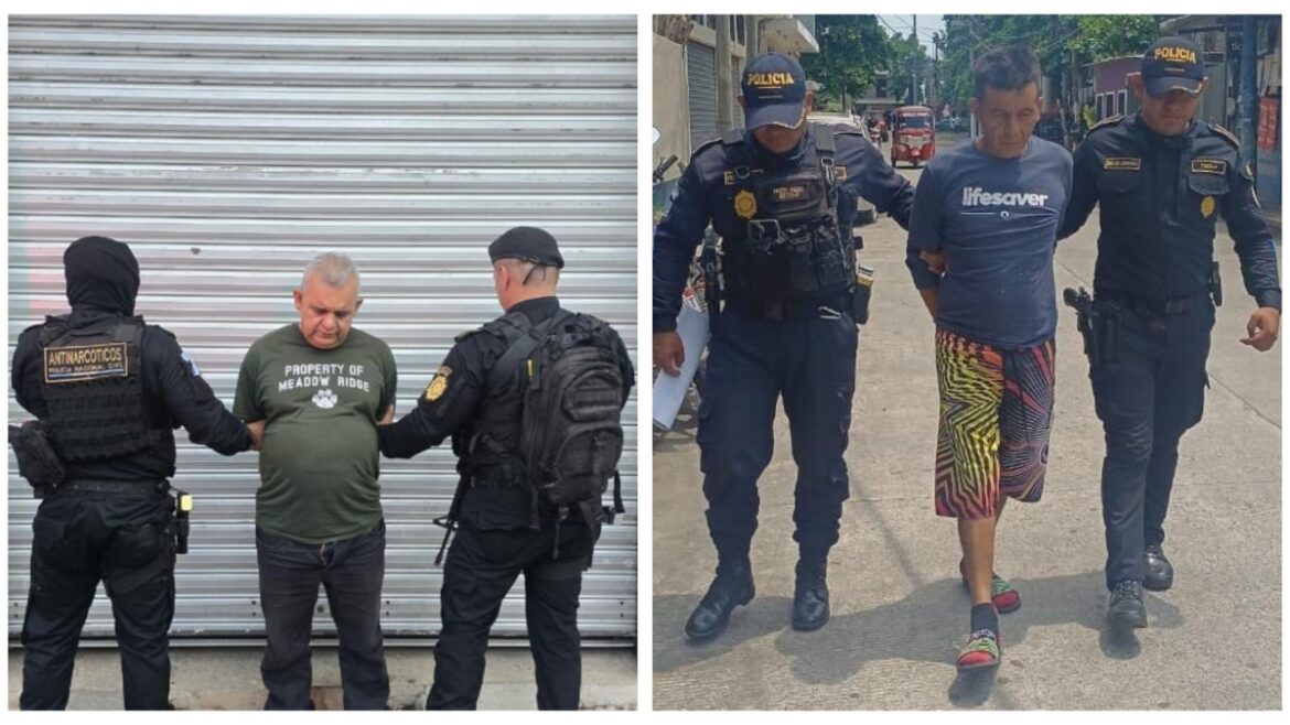 Capturan en Guatemala a dos miembros de pandillas requeridos por la justicia salvadoreña