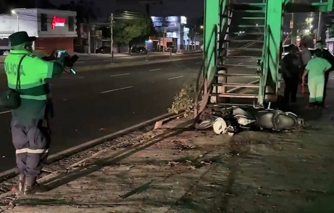 Peatón muere tras ser atropellado por motociclista en el bulevar Los Próceres