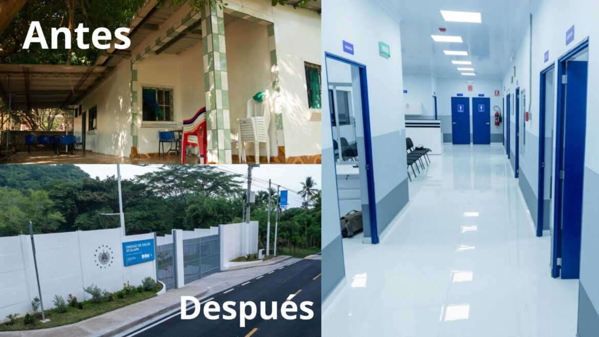 DOM remodela unidad de salud en Jicalapa, La Libertad