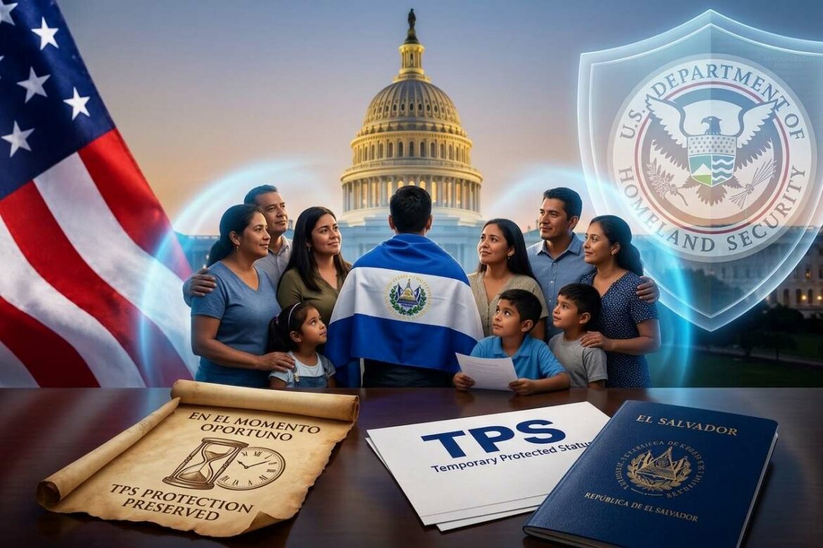 Salvadoreños con TPS esperan anuncio de EE. UU. tras vencimiento de la medida