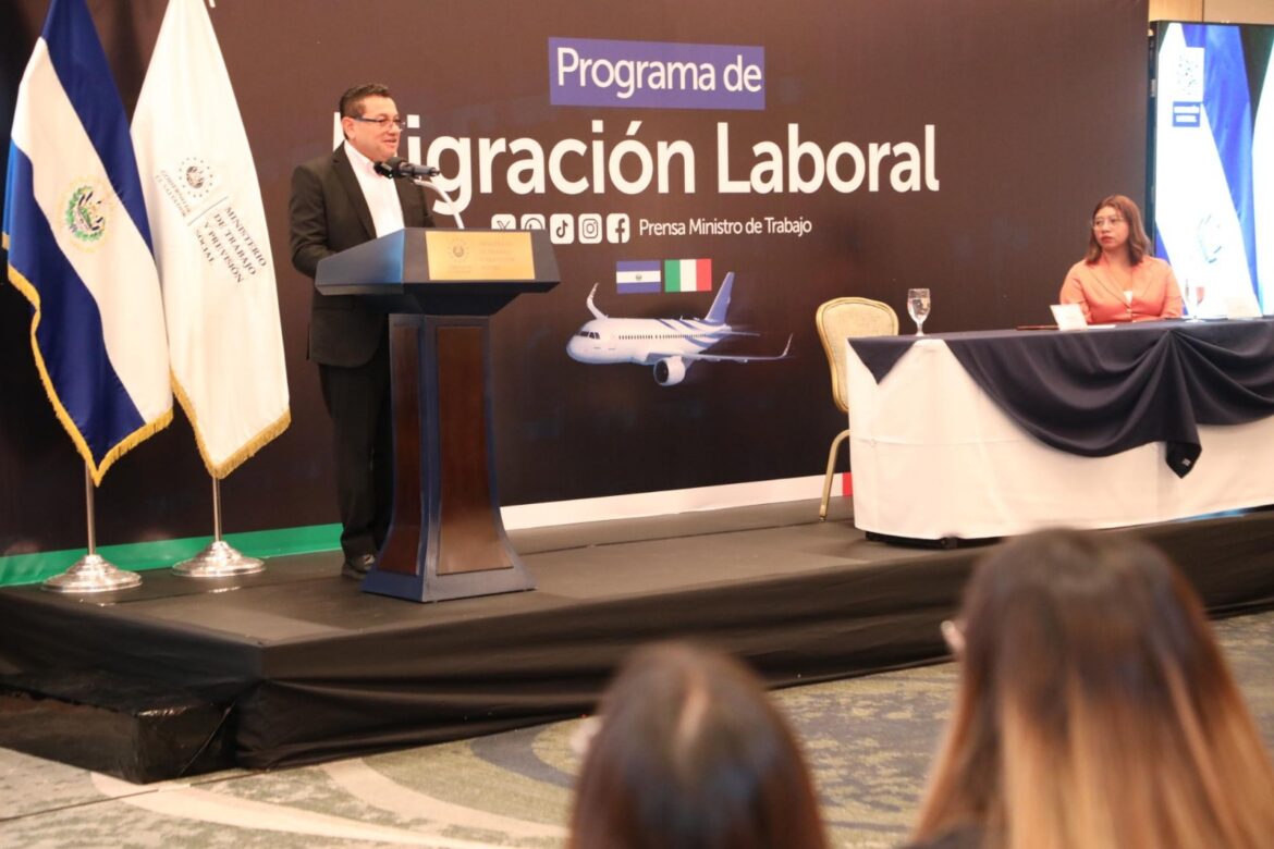 Italia se incorpora como nuevo destino del programa Migración Laboral para salvadoreños