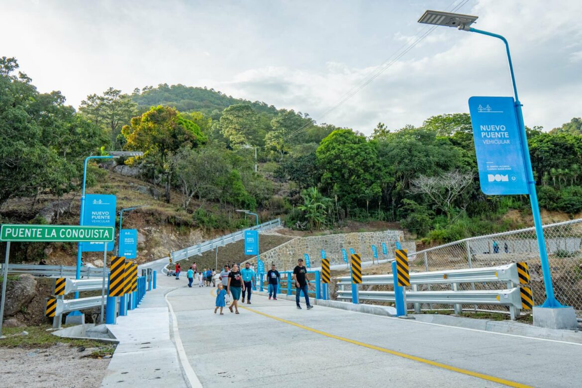 Nuevo puente mejora conexión de comunidades en Dulce Nombre de María