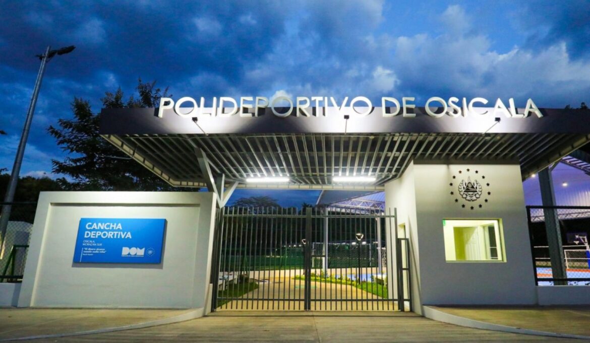 Moderno centro deportivo abre sus puertas en Osicala, Morazán Sur