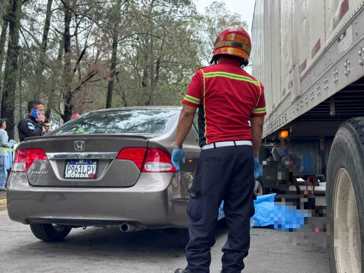 Un fallecido y un herido tras incidente en la Calzada Roosevelt