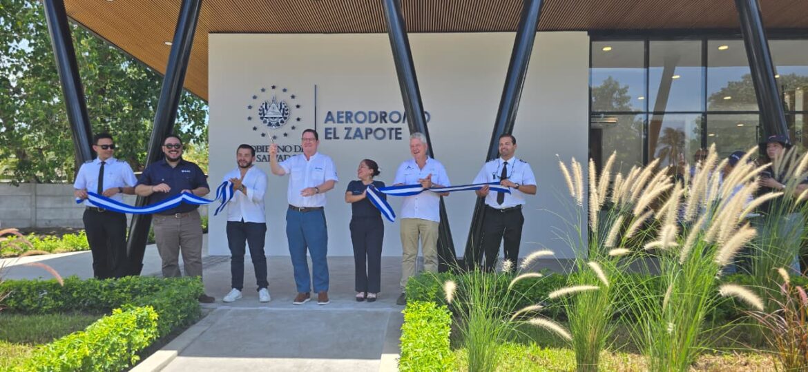 Gobierno inaugura moderno Aeródromo El Zapote en Ahuachapán para fortalecer la conectividad aérea del país