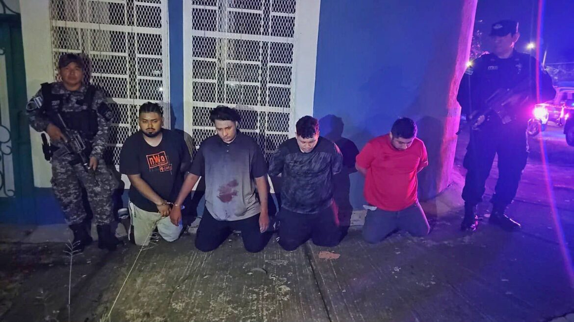 Operativo antidrogas deja cinco detenidos en San Salvador