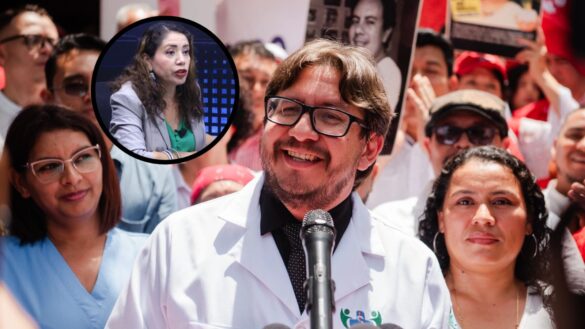 «Ya nació como un aborto político», dice Bethy Arana de la candidatura de Rafael Aguirre del FMLN