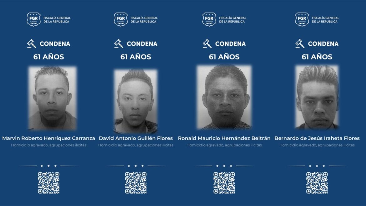 Condenas de más de 60 años de cárcel para terroristas por homicidio y agrupaciones ilícitas
